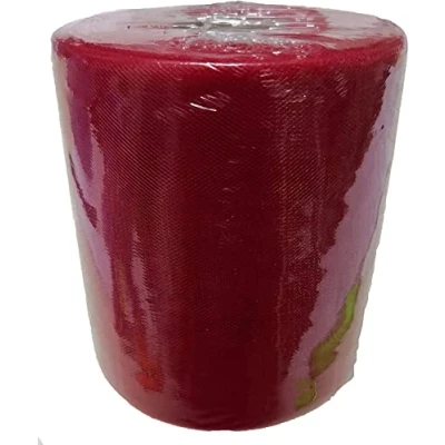 Imagen de Generico Rollo de Tul 12,5 cm Altura x 100 m, Color Rojo, Bobina