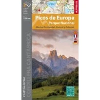 Imagen de P. N. Picos de Europa 1: 25.000: Carpeta Alpina. Macizo Occidental / Central y Oriental (ALPINA 25 1/25.000)