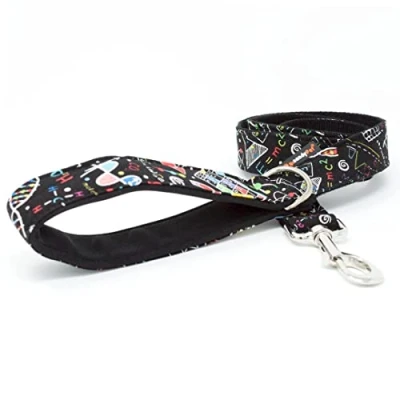 Imagen de candyPet Correa para Perros 120 cm de algodón con Asa acolchada Softshell, Science