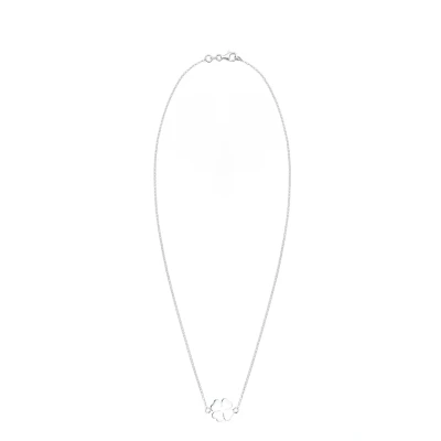 Imagen de Elli Clover LEAF Collar, Mujer, Talla: 40, Silberfarben
