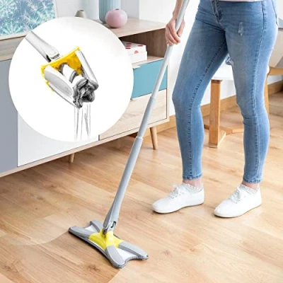 Imagen de InnovaGoods Mopa fregona de Microfibra ergonómica Tipo X TWOP Blanco