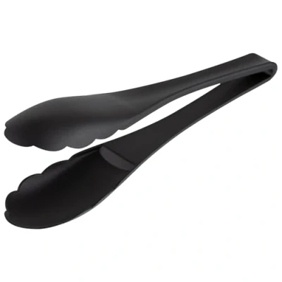 Imagen de APS 629 Pinzas para ensalada (8 x 5,5 cm, mango de 18,5 cm), color negro