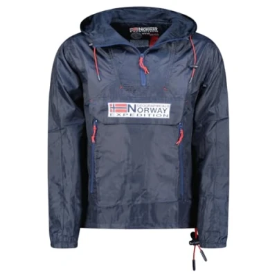 Imagen de Geographical Norway Choupa Men Chaqueta Cortavientos Para Hombre Impermeable De Manga Larga Ideal La Temporada Senderismo Primavera Verano Otoño Invierno (Marino S)