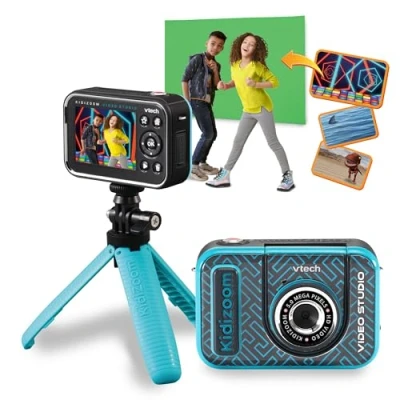 Imagen de Vtech KidiZoom Video Studio HD 80 531884 Cámara Infantil, Azul