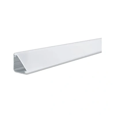 Imagen de Paulmann 70262 Delta Profil con difusor para Strips LED 1 m, zócalo Luminoso, anodizado, plástico, remate de luz, Aluminio, Satinado