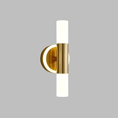 Imagen de Jadssox Lámpara LED de montaje en pared, aplique pared dorado hacia arriba y abajo, apliques para interiores, accesorio iluminación el hogar, sala estar, dormitorio, cabecera, p
