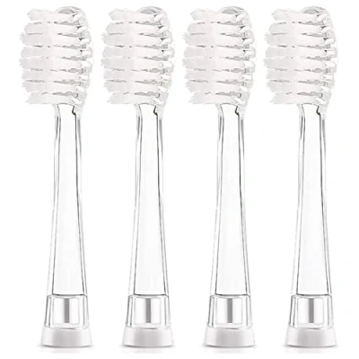 Imagen de Seago SG977 SGEK6 Cepillo de Dientes Eléctrico para Niños Recambios Cepillos Compatible con YUNCHI K3 Cabezales Repuesto Suaves (4 Grandes)