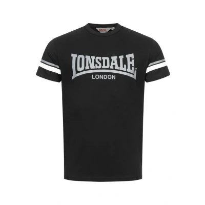 Imagen de Lonsdale Camiseta estampada, Hombre, Talla: Large, Black white grey