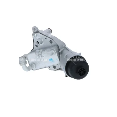 Imagen de NRF 31760 Radiador de aceite con enfriador filtro FIAT: BRAVO 2, Grande Punto Hatchback, Doblo II Furgón / Familiar, ALFA ROMEO: MiTo