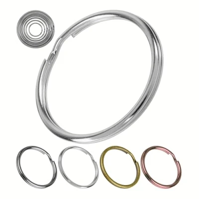 Imagen de Anillo Dividido de Ø 25 mm para llaveros Acero endurecido, Paquete 24, organización Llaves Coche y la casa, Anillos metálicos multifuncionales, Key Rings, Hooks, DIY, Home Project