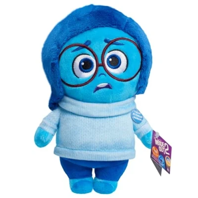 Imagen de Inside Out 2 Talk It Peluche pequeño Tristeza, juguetes para niños a partir de 3 años Just Play