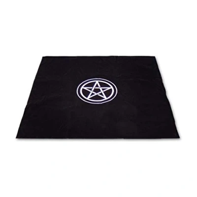 Imagen de TAROT CLOTH PENTACLE BLACK TP02 (TAPETE)