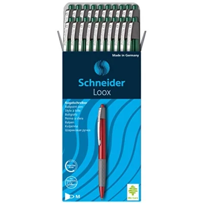 Imagen de Schneider Loox 135504 Bolígrafo, Ancho de Línea M, 20 Unidades, Verde