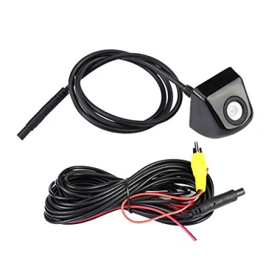 Imagen de Cámara de visión Trasera Universal, CCD reemplazo para Coche Marcha atrás Aparcamiento Nocturna Impermeable IP 68(Negro)
