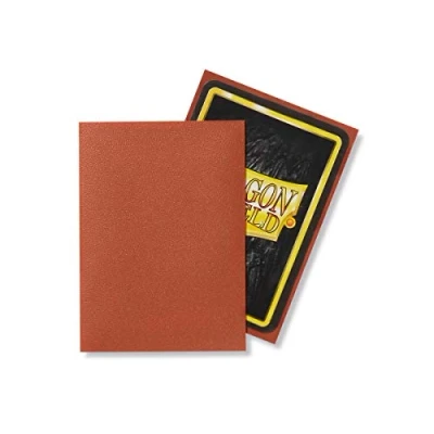Imagen de Dragon Shield 100 unidades tamaño estándar mate cubierta protector mangas (cobre mate)