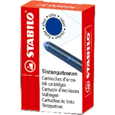 Imagen de Recargas para plumas estilográficas STABILO Caja con 6 unidades