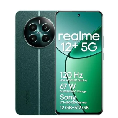 Imagen de Móvil realme 12+ 5G, Green, 512 GB, 12 GB RAM, 6.67&quot; Full HD+ AMOLED 120Hz, MediaTek Dimensity 7050 5000 mAh, Android