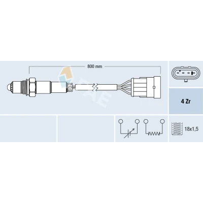 Imagen de Sonda lambda FAE 77220