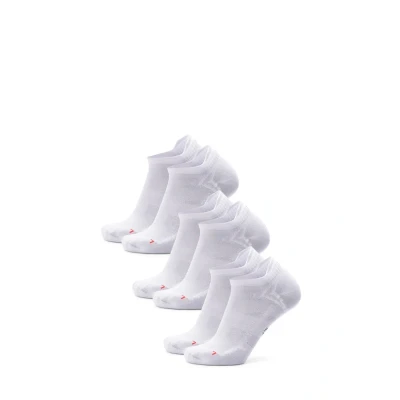 Imagen de DANISH ENDURANCE Calcetines Cortos de Running, Deportivos Antiampollas, Hombres y Mujeres, 3 o 5 Pares, x Blanco, 39 42
