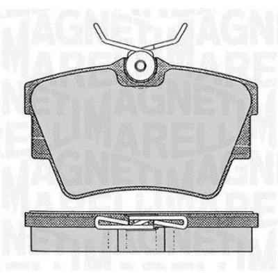 Imagen de MAGNETI MARELLI 363916060370 Juego de pastillas freno RENAULT: Trafic 2 Kasten, Bus, 3, OPEL: Vivaro A Furgón, Combi