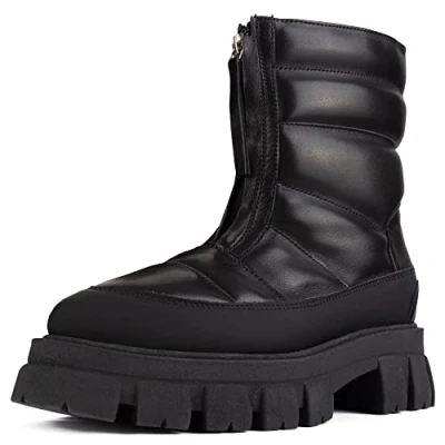 Imagen de L37 HANDMADE SHOES Amargo es Mejor, Botas de Moda Mujer, Negro, 37 EU