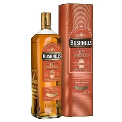 Imagen de Bushmills 10 Years Old Single Malt Irish Whiskey SHERRY CASK Finish 46% Vol. 1l in Giftbox