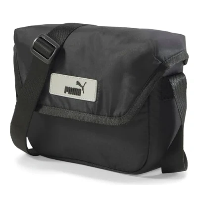 Imagen de PUMA Core Pop Mini Msg Bolsas de Hombro, Mujer, Negro Black, Talla única