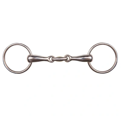 Imagen de BR Double Jointed Loose Ring Snaffle 18 mm