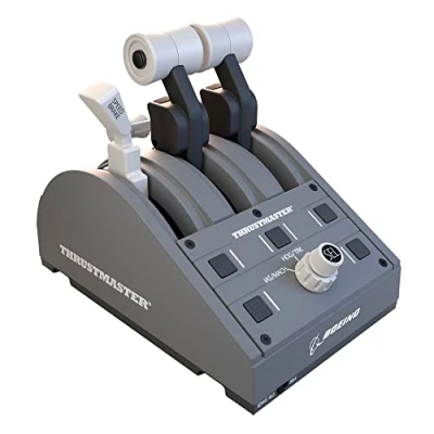 Imagen de Thrustmaster TCA Quadrant Boeing Edition, Réplica del Cuadrante de Aceleración con Licencia Oficial Boeing, Xbox y PC