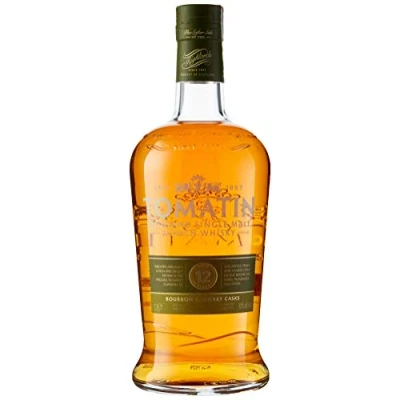 Imagen de Tomatin 12 Years Old Bourbon &amp; Sherry Casks 43% Vol. 1l in Giftbox