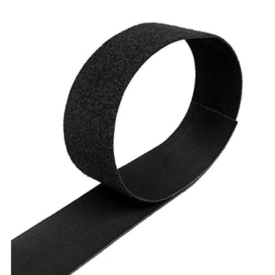 Imagen de Velcro® Correa de velcro ONE WRAP® doble cara negra, 10 mm ancho, 1 m, múltiples enviados como longitud continua