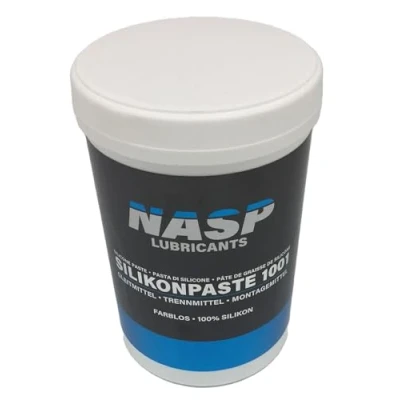 Imagen de NASP Pasta de silicona para grasa montaje, transparente, 1 kg, fabricado en Alemania
