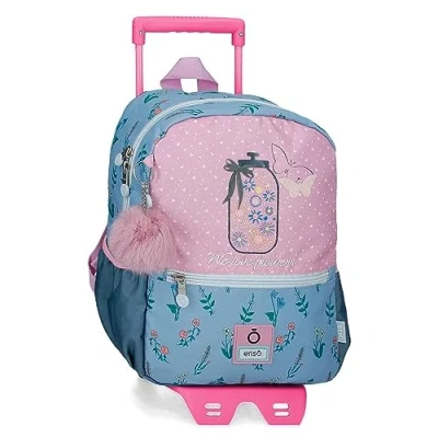 Imagen de Enso We Love Flowers Mochila Preescolar Adaptable a Carro Rosa 25x32x12 cms Poliéster 9,6L
