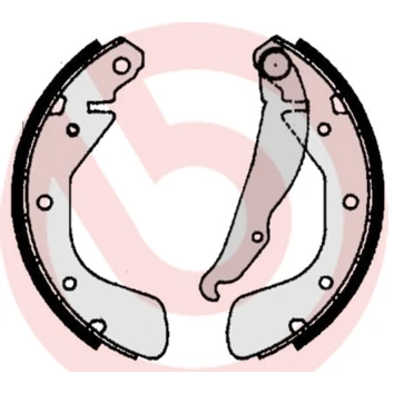 Imagen de BREMBO S 59 511 Zapatas de freno 200 28 con palanca mano OPEL: Corsa B Hatchback, C A CC norauto, oscaro, mister auto