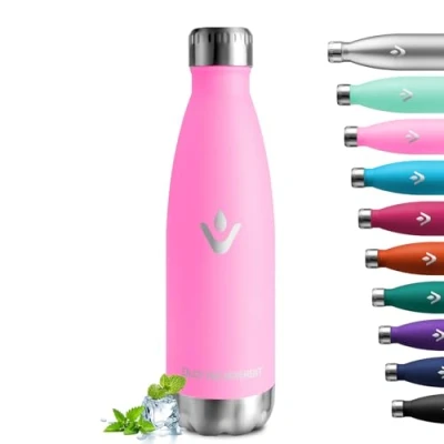 Imagen de Botella Agua Termica 750ml, de Acero Inoxidable sin BPA, Termo Reutilizable con Doble Pared, A Prueba Fugas, para Niños, Escuela, Oficina, Gimnasio y Deporte