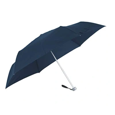Imagen de Samsonite Rain Pro 3 Section Manual Flat Paraguas Plegable, 24 cm, Azul