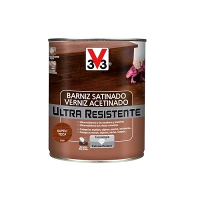 Imagen de BARNIZ INTERIOR ULTRA RESISTENTE SATINADO 750ML SAPELI