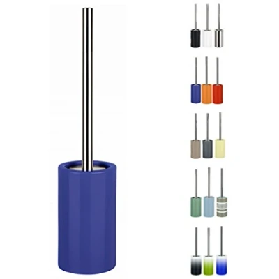 Imagen de Spirella Tube Escobilla para El Inodoro, Gres, Azul (Navy), 10,5 x 42,0 cm