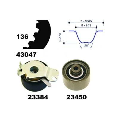 Imagen de MAPCO 23409 Kit de correa distribución 136 CITROËN: Xsara Hatchback, Picasso, ZX PEUGEOT: 406 Berlina, 306 Familiar