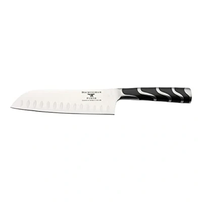 Imagen de Rockingham Forge Cuchillo Santoku, Serie 128, Hoja de Acero Inoxidable, 7 Pulgadas, Multiuso, RF 1285