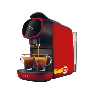 Imagen de Cafetera de cápsulas ‎Philips ‎LM9012/51, Colaboración con Ferrari Hypercar, 1450 W, 19 bar, 0,8 L, Función 2 tazas, Sistema antigoteo, Rojo Monza
