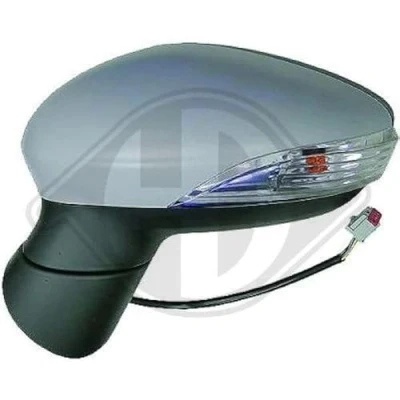 Imagen de espejo retrovisor Diederichs 1405324 derecha imprimado convexo, abatible eléctricamente, para ajuste elect. espejo, calefactable, completo