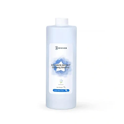 Imagen de Ecovacs 1L de solución detergente limpieza para robots aspiradores DEEBOT serie X y T con estación OMNI All in One, accesorio original