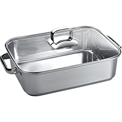 Imagen de Neff Z9410X1 Horno y Estufa Accesorios/Área de Cocción/Bandeja Asado Acero Inoxidable para Inducción