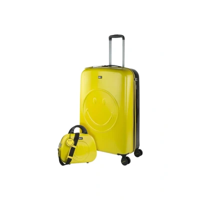 Imagen de Smiley Maleta Y Neceser Juego de maletas, Mujer, Talla: One Size, Amarillo nero