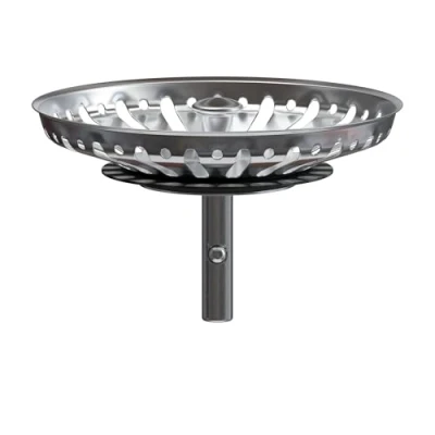 Imagen de MINISMUS Universal Fregadero Colador Cesta Acero Inoxidable Desagüe Tapón Cocina (84mm).
