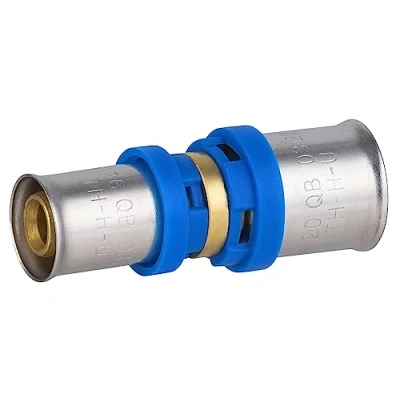 Imagen de Manguito unión reducida multicapa prensar Ø20 Ø16 QUICK PLOMBERIE