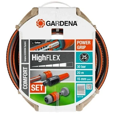Imagen de GARDENA Kit tuyau darrosage Comfort HighFLEX Longueur 20m O15mm Anti noeud et indeformable Garantie 20 ans 18074 26