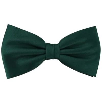 Imagen de TigerTie Pajarita en abeto verde monocromo + caja