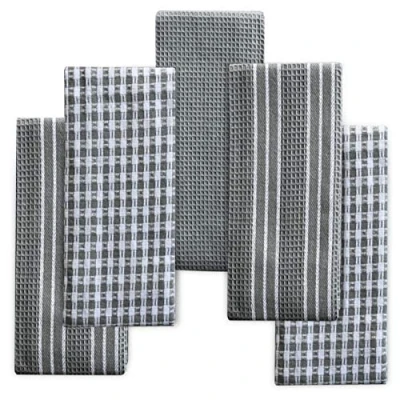 Imagen de TOPSEAS Paños de Cocina,Toallas Cocina 100% algodón,5 Barras Suaves y duraderos con Fuerte absorción Agua Trapos té/Toallas Limpieza/Picnic Llevar etc.